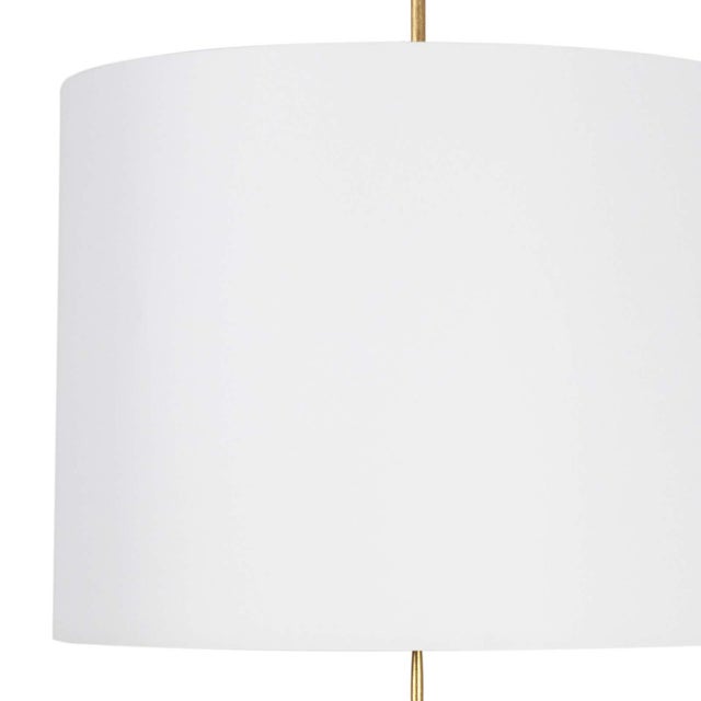 Clove Pendant Large, Natural Linen Shade For Sale - Image 4 of 5