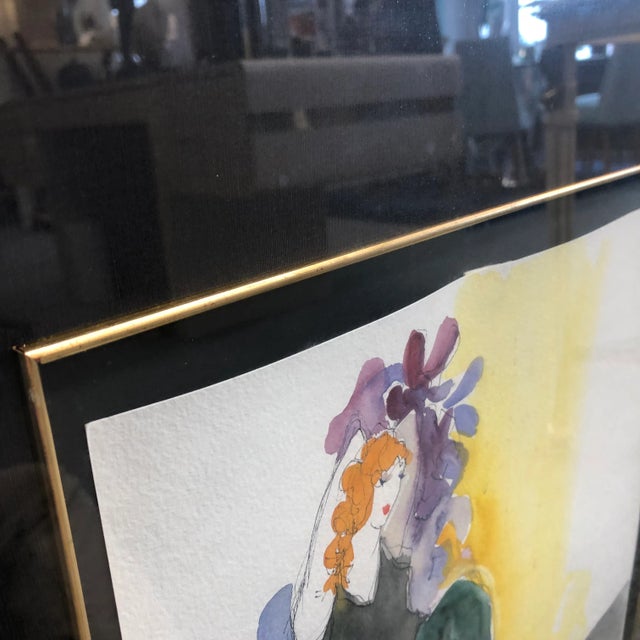 Itzchak Tarkey Original Watercolor For Sale - Image 10 of 12