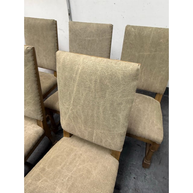 Four Hands Ashton Side Dining Chairs, Set of Ten For Sale - Image 11 of 12