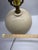 Mid 20th Century Asian Cream Crackle Glaze Ovoid Ceramic Table Lamps - A Pair For Sale - Image 9 of 9