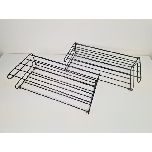 Metal Frän Hat or Shoe Racks from Ikea, 1980s, Set of 2 For Sale - Image 7 of 9