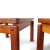 Kristiansen & Thomassen of Denmark SET of two tables, in solid teak with inset glass tops. These gorgeous tables are from...