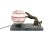 Art Deco Table Lamp with Dog Figure For Sale - Image 4 of 9