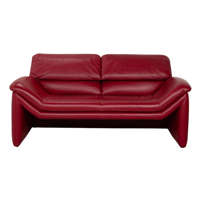 Two-Seater Sofa in Leather from de Sede For Sale