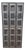 A Vintage Industrial Perforated Metal Lockers For Sale