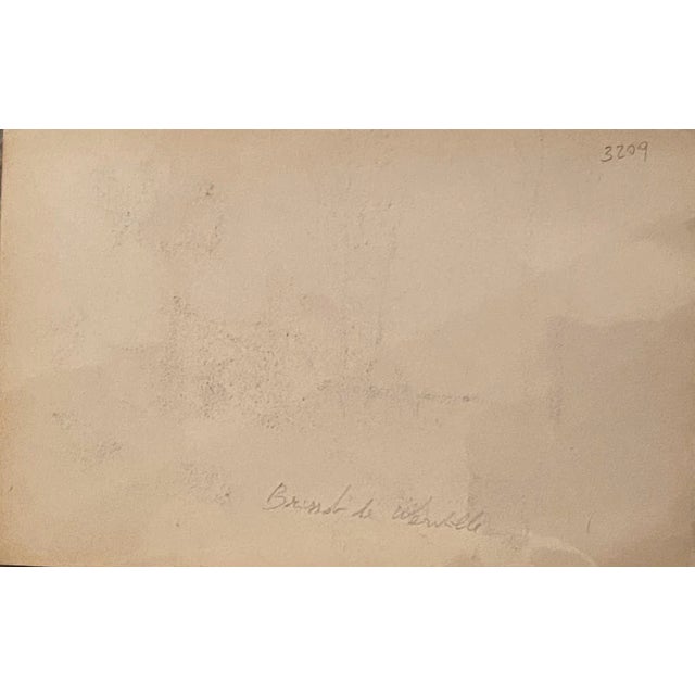 In The Countryside'' is an original pencil drawing on ivory-colored paper by Brissot de Warville (1818, Vernon - 1892,...