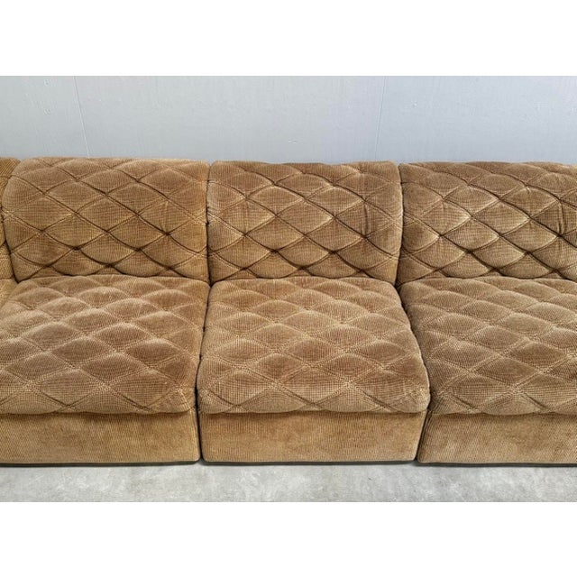 Textile Large Modular Sofa from Laauser, 1970s, Set of 7 For Sale - Image 7 of 15
