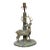 American 19th Century Stag Sculpture Converted Into Table Lamp For Sale