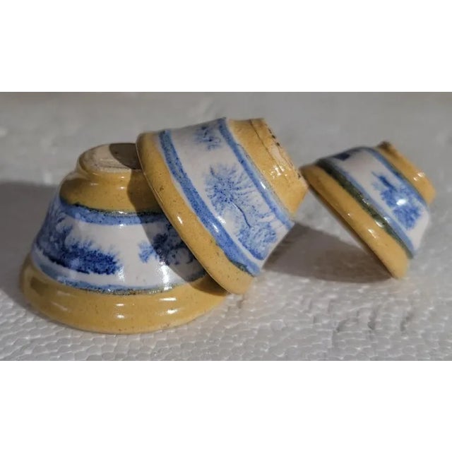 19th Century Miniature Yellow Ware Bowls For Sale - Image 4 of 5