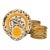 LastChance!16 Pieces Vintage Italian Ceramiche Hand Painted Salad and Olive Oil Plates For Sale