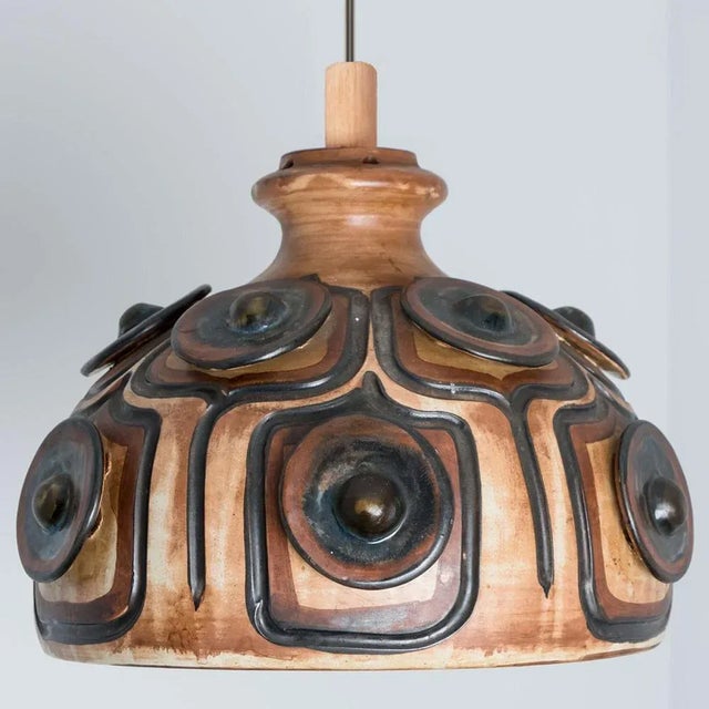 Ceramic Pendant Light, Denmark, 1970s For Sale - Image 6 of 12