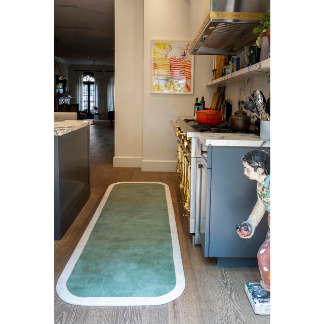 Contemporary Novogratz Tallulah Green Hand Tufted 2'6" X 8' Runner For Sale - Image 3 of 12