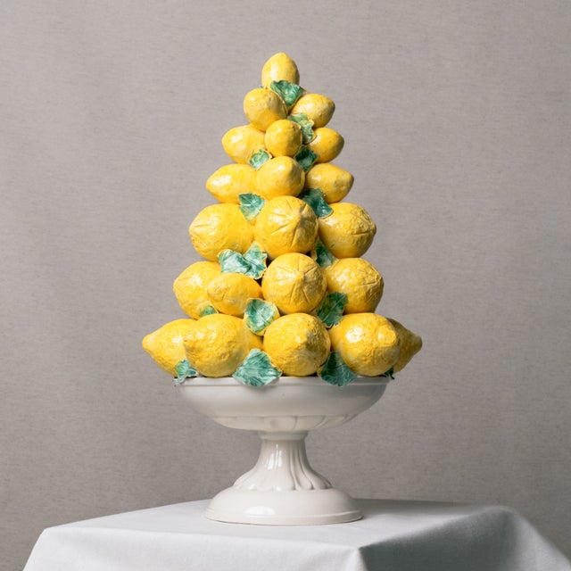 1970s Ceramic Lemon Centerpiece, 1970s For Sale - Image 5 of 5