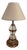 Vintage Glass Table Lamp, Italy, 1970s For Sale