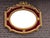 French 1970 French Louis XVI Gold Velvet Wood Wall Mirror For Sale - Image 3 of 13