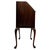 Brown Small Antique English Edwardian Mahogany Secretaire For Sale - Image 8 of 14