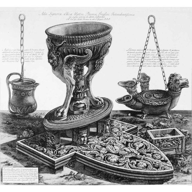 Title : altra veduta del medesimo in prospettiva, fra una lampada e un piccolo vaso in bronzo artist proof, with a good...