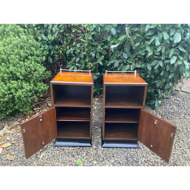 Art Deco Bedside Cabinets, 1930s, Set of 2 For Sale - Image 4 of 18