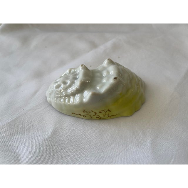 Antique Circa 1890 Hand Painted Porcelain Oyster Shooter Unmarked Japan For Sale In Washington DC - Image 6 of 11