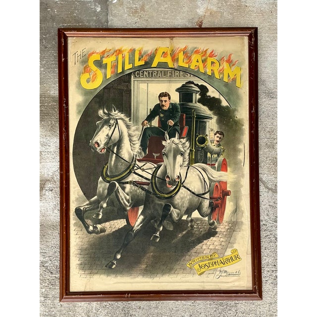 Joseph Arthur 'The Still Alarm' Framed Print For Sale In West Palm - Image 6 of 13