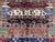 Metal 6'10" X 10'2" Persian Style Tribal Striped Area Rug For Sale - Image 7 of 16