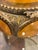 French Ormolu & Amber Glass Round Jewelry Box For Sale - Image 9 of 12
