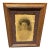 Vintage Wooden Intricate Frame With Photo of a Woman For Sale
