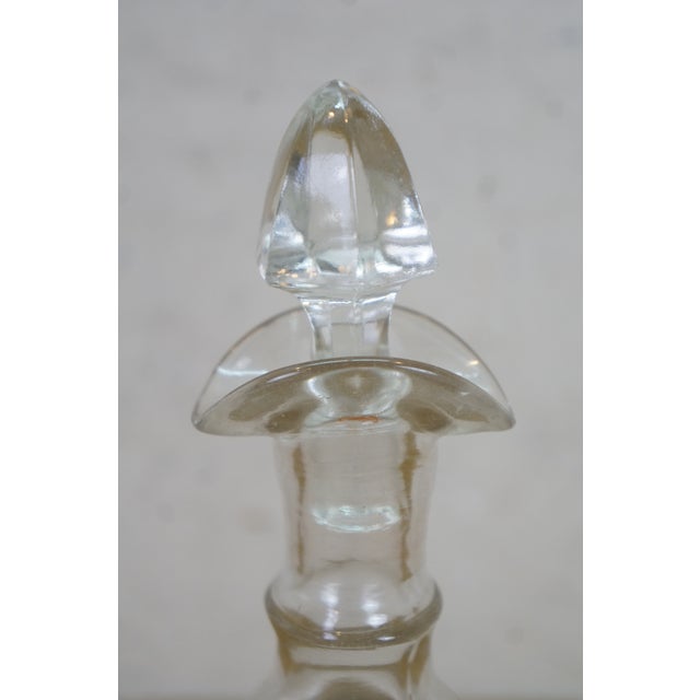 Antique Victorian Silver Plate Etched Glass Cruet Condiment Set 12" For Sale - Image 14 of 18