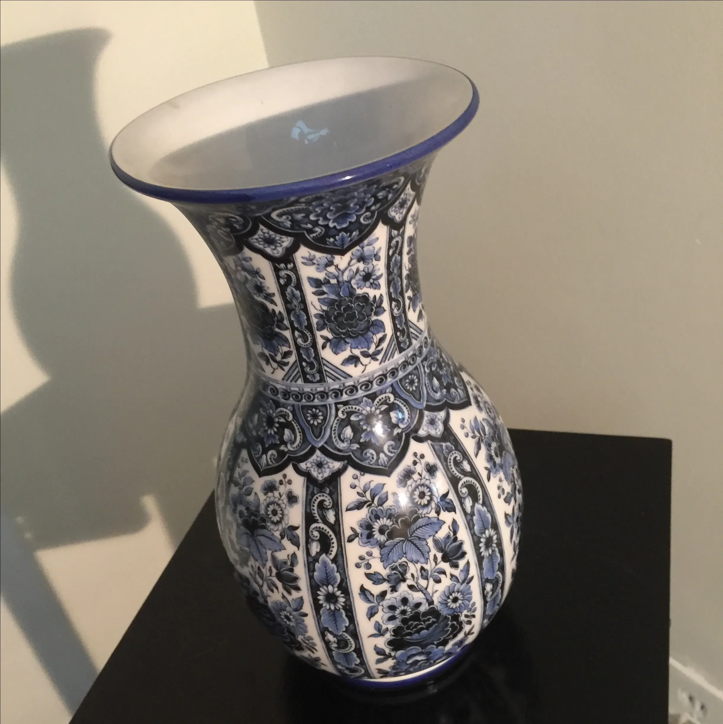 1960s Ardalt Blue Delfia Vase | Chairish