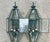 Pair of Vintage Solid Brass Wall Lanterns – Large Beveled Glass Sconces For Sale - Image 13 of 17