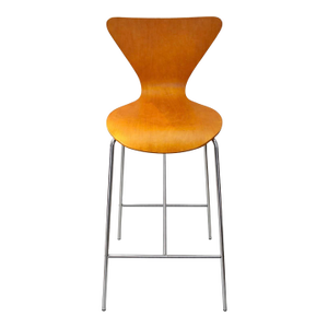 Bentwood Bar Stool in the Style of Arne Jacobsen, Late 20th Century