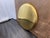Rh Restoration Hardware Nuvola Round Mirror 48" Diameter | Polished Metal | Lightly Antiqued Mirror Finish For Sale - Image 13 of 18