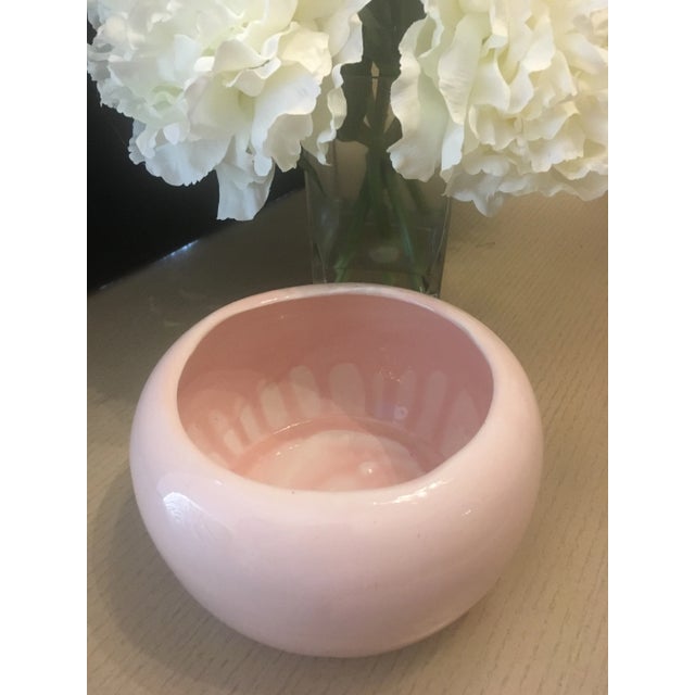 1960s 1960s Vintage Mid Century Pink Handmade Bowl For Sale - Image 5 of 7