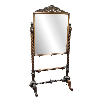 Antique Tapestry Stand in Mahogany For Sale