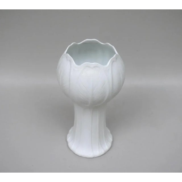 Art Nouveau Vase in Porcelain by Hans Eachtziger for Hutschenreuther, Germany, 1970s For Sale - Image 4 of 12