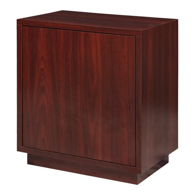 1980s Mid-Century Modern Walnut Printer Cabinet For Sale