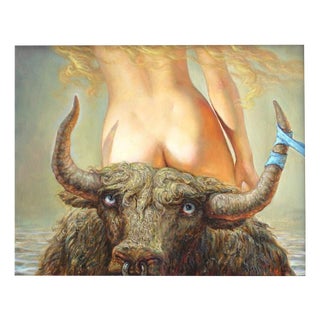 Igor Maikov, Abduction of Europe, 2015, Oil on Canvas For Sale