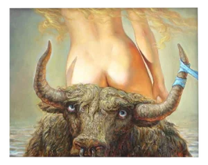 Igor Maikov, Abduction of Europe, 2015, Oil on Canvas