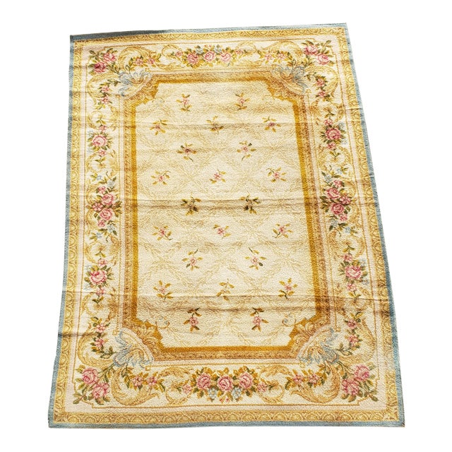 Neo-Classic Savonnerie Rug | Chairish