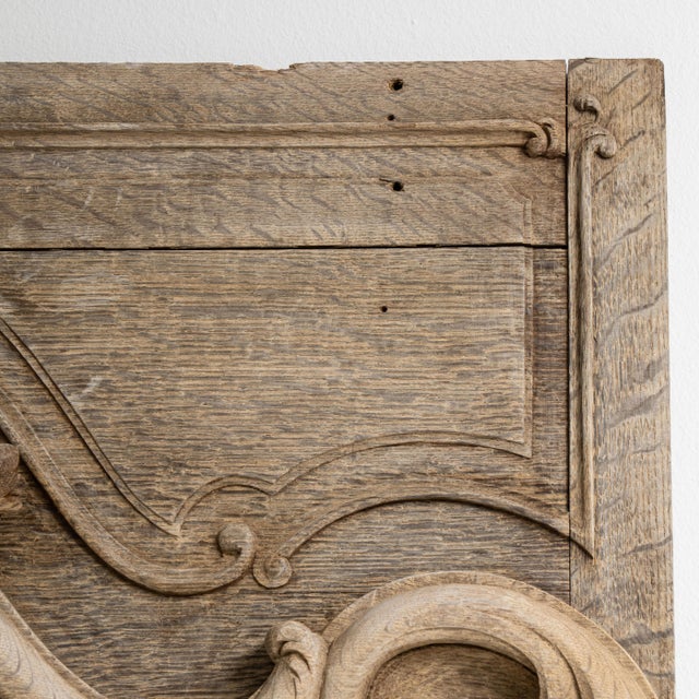 Early 19th Century France Louis XV Gold Oak Mirror For Sale In Greensboro - Image 6 of 15