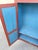 Late 20th Century Country Farmhouse Red & Blue Forest Carved Wardrobe Tv Entertainment Cabinet For Sale In Philadelphia - Image 6 of 12