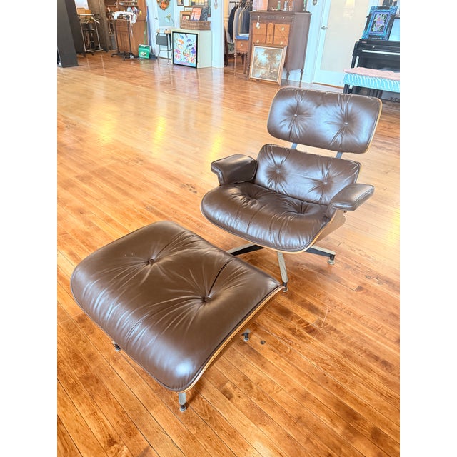 1970s Herman Miller Eames Chair and Ottoman For Sale In Philadelphia - Image 6 of 11