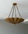 Mid-Century Modern Handmade European Style Pure Brass Scalloped Pendant Light. For Sale - Image 3 of 10
