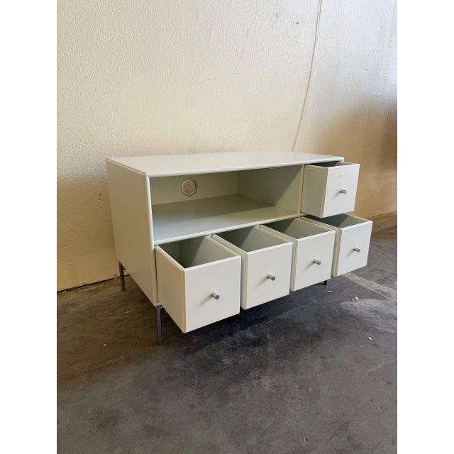 Wood Mid 20th Century Danish Tv Stand by Peter J. Lassen for Montana - Minimalist Storage Dresser / Media Console For Sale - Image 7 of 8