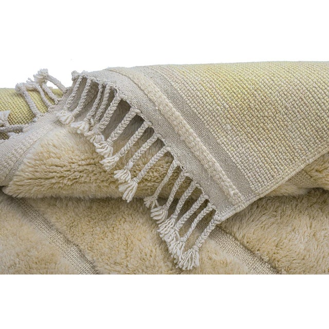 Textured Hand-Knotted Wool Rug by Azele Studio For Sale - Image 6 of 9