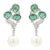 This is part of Chairish’s Fine Jewelry assortment. Emerald, Pearl and Diamond Dangle Earrings to make a statement with...