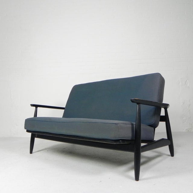 Vintage Bench in the style of Viko Baumritter, 1960s For Sale - Image 14 of 18