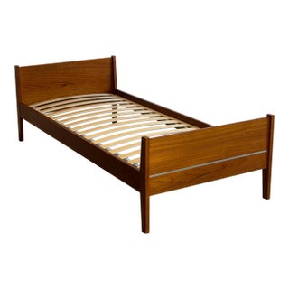 Teak Bed Danish Mid-Century Modern 1960s For Sale