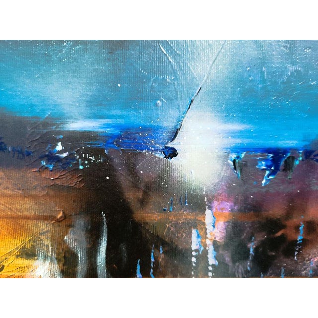 Ovidiu Kloska, Its Raining in a Garden Full of Butterflies, Acrylic on Canvas For Sale - Image 4 of 11