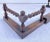 Wood 1800's Antique Turned Wood Fireplace Fender For Sale - Image 7 of 12